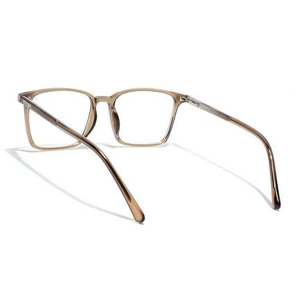 Voyage Brown Rectangle Eyeglasses for Men & Women (6222FMG8623)
