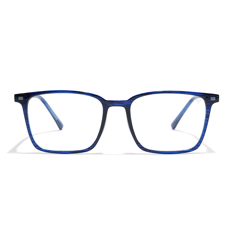 Voyage Blue Rectangle Eyeglasses for Men & Women (6222FMG8624)