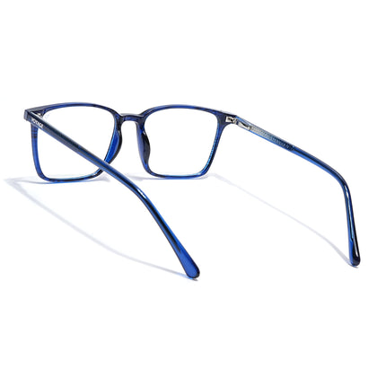 Voyage Blue Rectangle Eyeglasses for Men & Women (6222FMG8624)