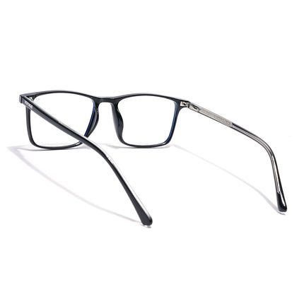 Voyage Black Rectangle Eyeglasses for Men & Women (6226FMG8629)