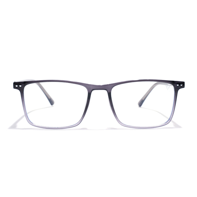 Voyage Grey Rectangle Eyeglasses for Men & Women (6226FMG8630)