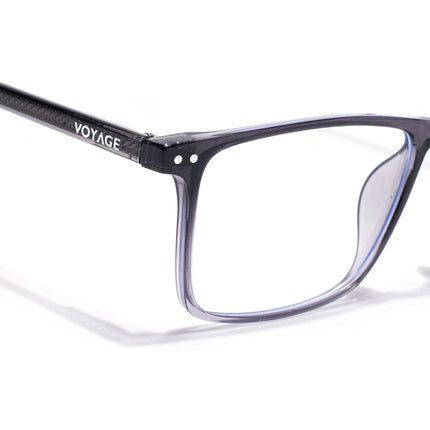 Voyage Grey Rectangle Eyeglasses for Men & Women (6226FMG8630)