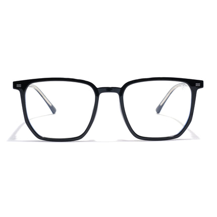 Voyage Black Wayfarer Eyeglasses for Men & Women (6228FMG8633)