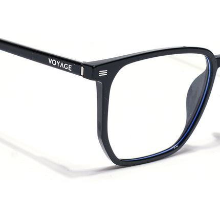 Voyage Black Wayfarer Eyeglasses for Men & Women (6228FMG8633)