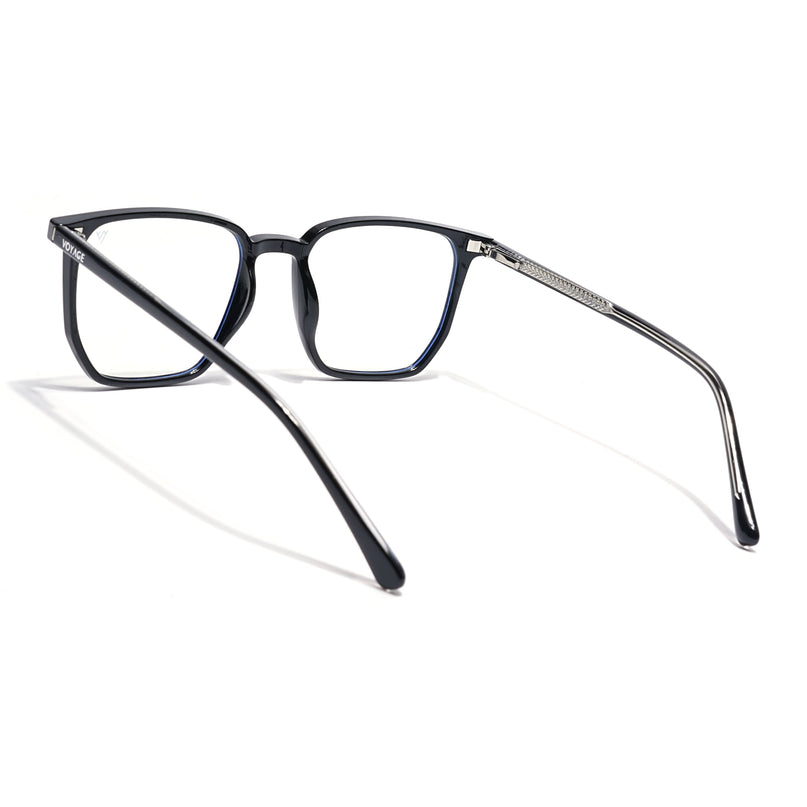 Voyage Black Wayfarer Eyeglasses for Men & Women (6228FMG8633)