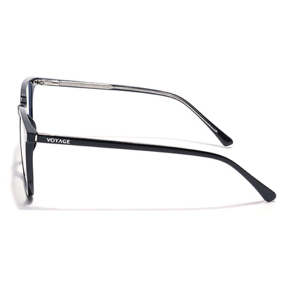 Voyage Black Wayfarer Eyeglasses for Men & Women (6228FMG8633)