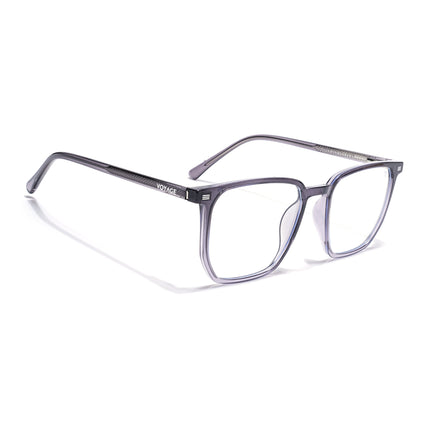 Voyage Silver Wayfarer Eyeglasses for Men & Women (6228FMG8634)