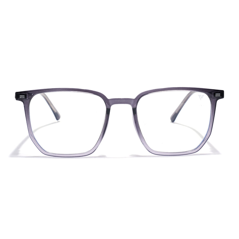 Voyage Silver Wayfarer Eyeglasses for Men & Women (6228FMG8634)