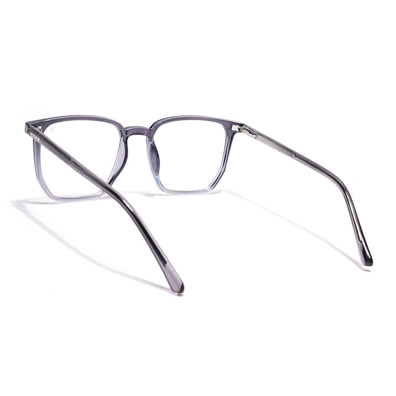 Voyage Silver Wayfarer Eyeglasses for Men & Women (6228FMG8634)