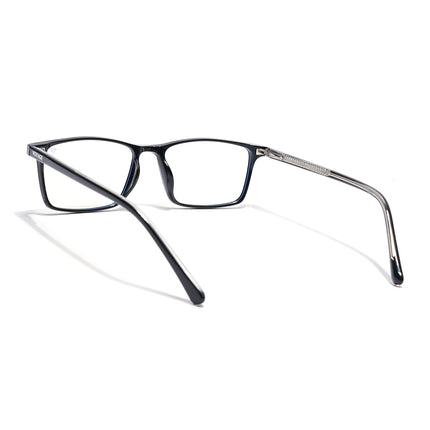Voyage Black Rectangle Eyeglasses for Men & Women (6229FMG8631)