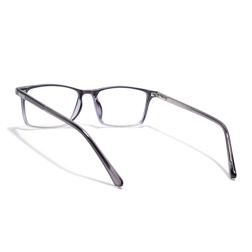 Voyage Grey Rectangle Eyeglasses for Men & Women (6229FMG8632)