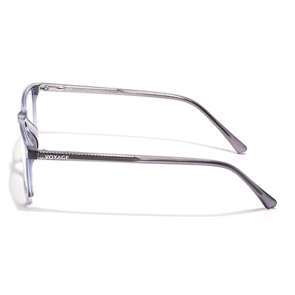 Voyage Grey Rectangle Eyeglasses for Men & Women (6229FMG8632)