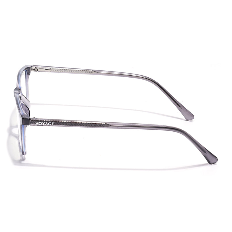 Voyage Grey Rectangle Eyeglasses for Men & Women (6229FMG8632)