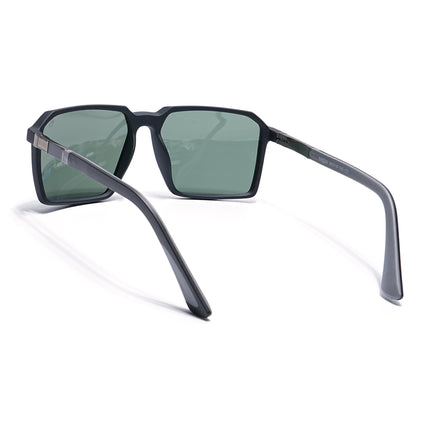 Eyejack Black Square Polarized Sunglasses for Men & Women (6229PCL1122)