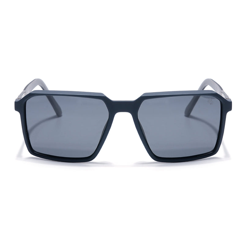 Eyejack Blue Square Polarized Sunglasses for Men & Women (6229PCL1123)