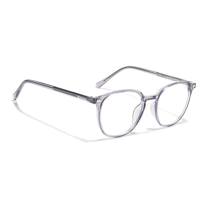 Voyage Grey Round Eyeglasses for Men & Women (6230FMG8619)
