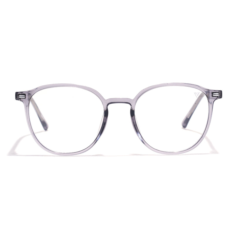 Voyage Grey Round Eyeglasses for Men & Women (6230FMG8619)