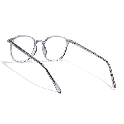 Voyage Grey Round Eyeglasses for Men & Women (6230FMG8619)