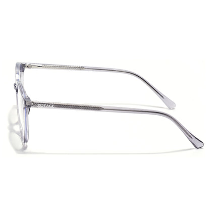 Voyage Grey Round Eyeglasses for Men & Women (6230FMG8619)
