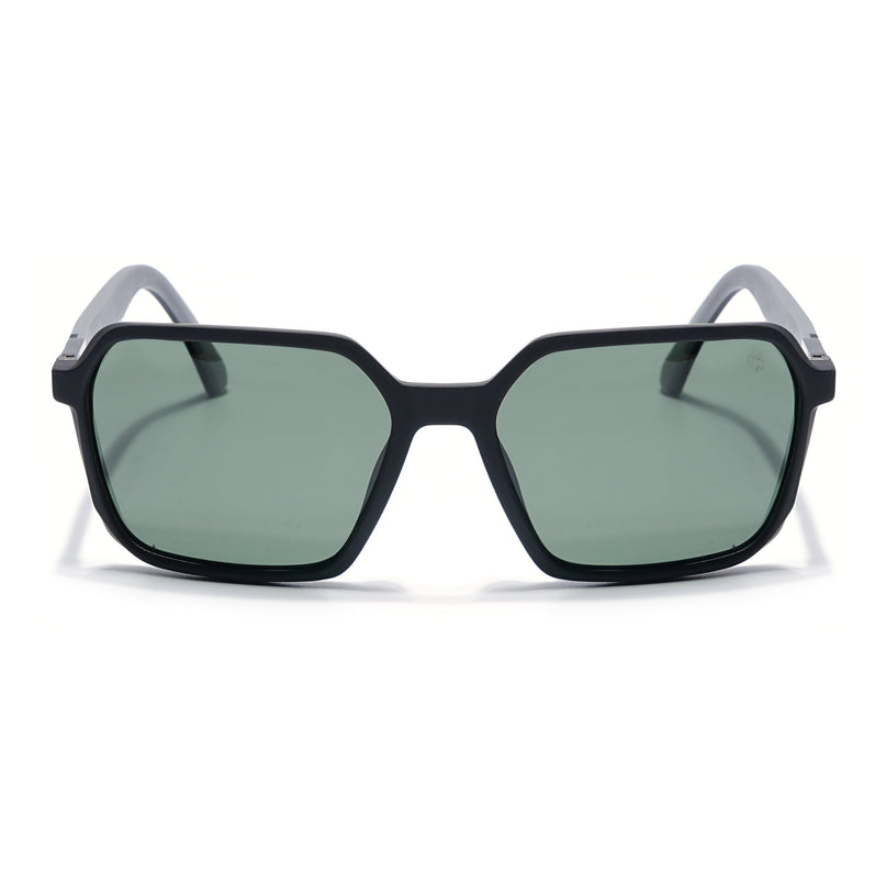 Eyejack Black Square Polarized Sunglasses for Men & Women (6231PCL1127)