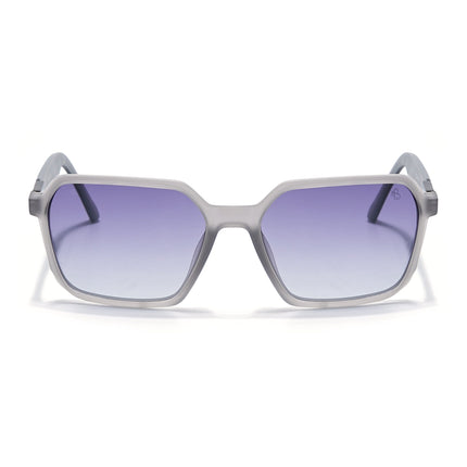Eyejack Grey Square Polarized Sunglasses for Men & Women (6231PCL1129)