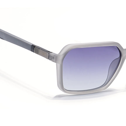 Eyejack Grey Square Polarized Sunglasses for Men & Women (6231PCL1129)