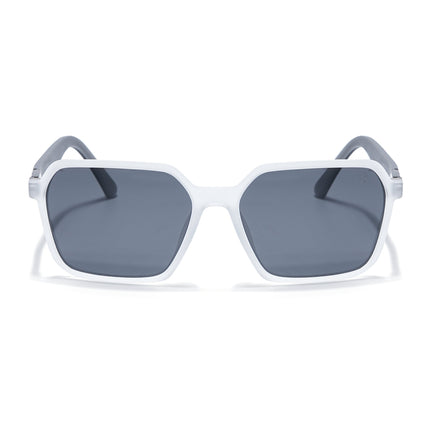 Eyejack Transparent Square Polarized Sunglasses for Men & Women (6231PCL1131)