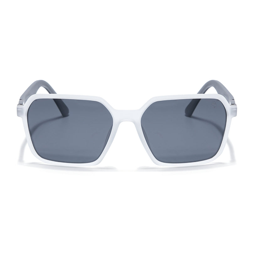 Eyejack Transparent Square Polarized Sunglasses for Men & Women (6231PCL1131)