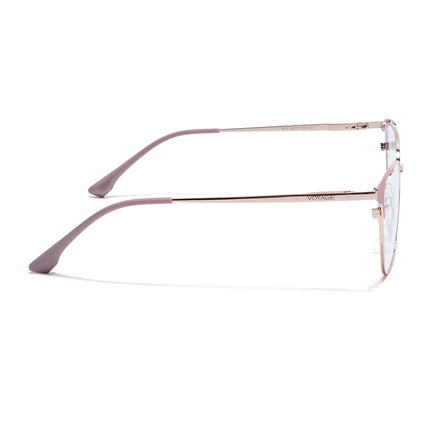 Voyage Golden & Pink Cateye Eyeglasses for Women (6312FMG8578)