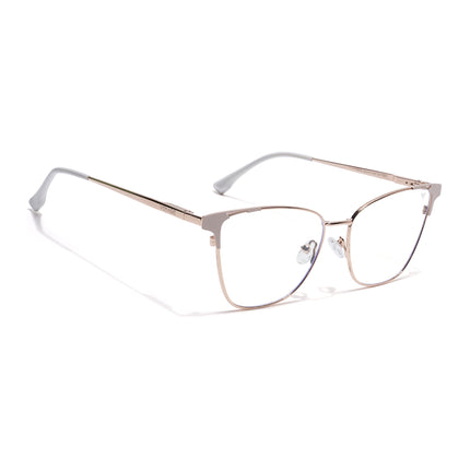 Voyage Golden & Cream Cateye Eyeglasses for Women (6312FMG8579)
