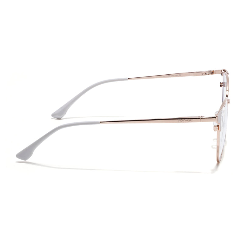 Voyage Golden & Cream Cateye Eyeglasses for Women (6312FMG8579)