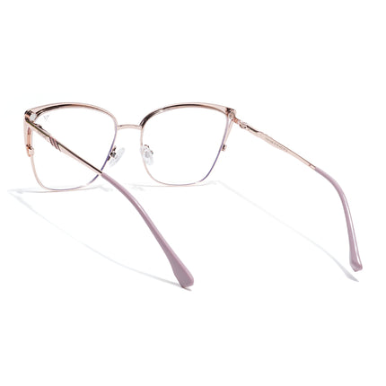 Voyage Golden & Pink Cateye Eyeglasses for Women (6316FMG8616)