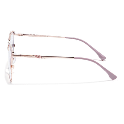 Voyage Golden & Pink Cateye Eyeglasses for Women (6316FMG8616)
