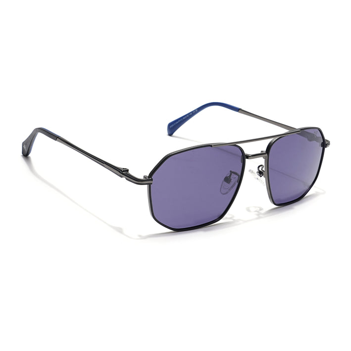 Voyage Select Wayfarer Polarized Sunglasses (Blue Lens | Grey Frame - SLPMG6291)