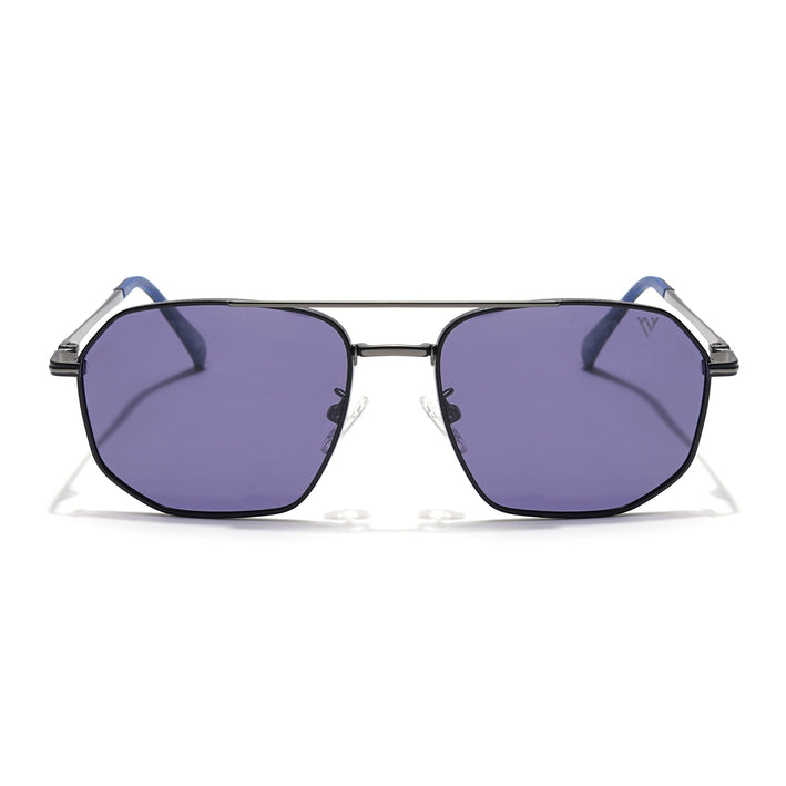 Voyage Select Wayfarer Polarized Sunglasses (Blue Lens | Grey Frame - SLPMG6291)
