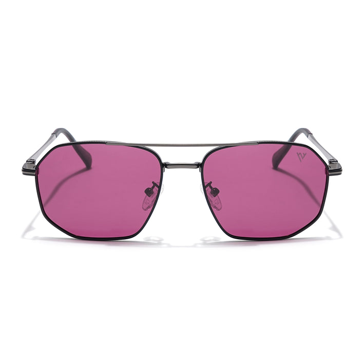 Voyage Select Wayfarer Polarized Sunglasses (Maroon Lens | Black Frame - SLPMG6292)