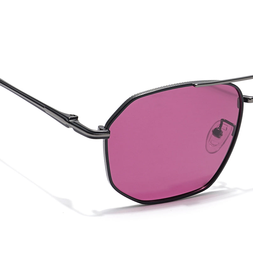 Voyage Select Wayfarer Polarized Sunglasses (Maroon Lens | Black Frame - SLPMG6292)