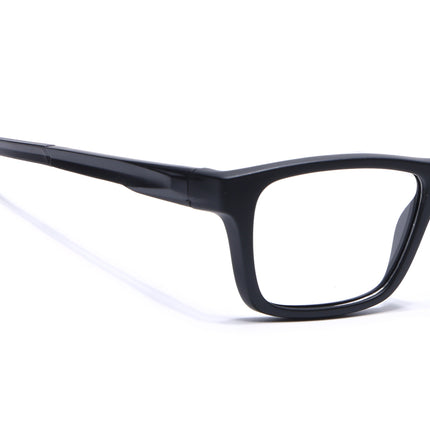 Voyage Active Black Square Eyeglasses for Men & Women - MG5641-C1