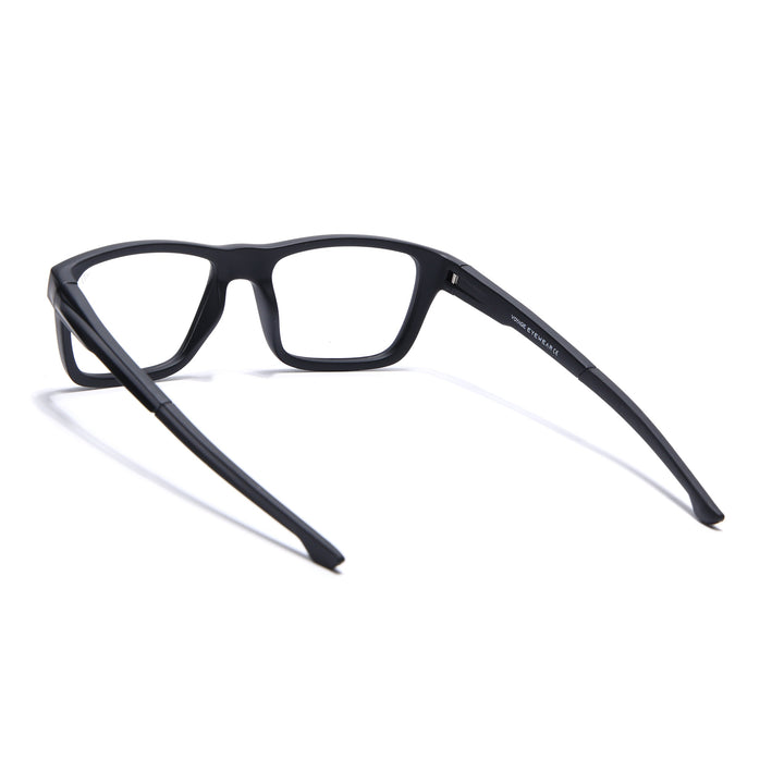 Voyage Active Black Square Eyeglasses for Men & Women - MG5641-C1