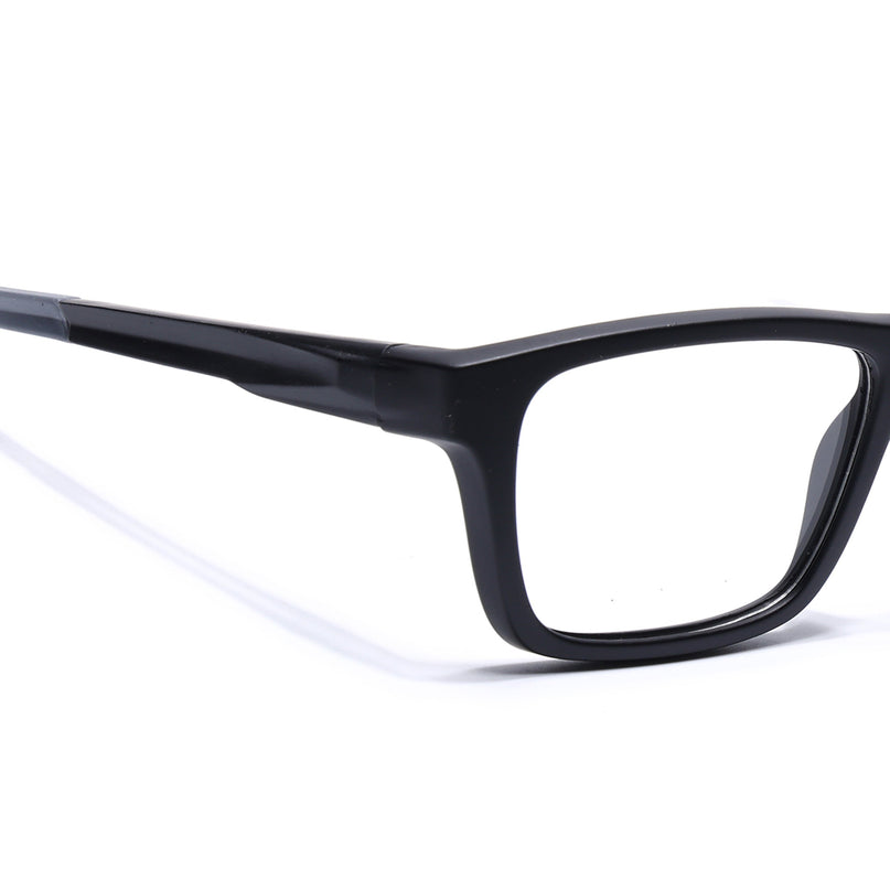 Voyage Active Black Square Eyeglasses for Men & Women - MG5642-C2