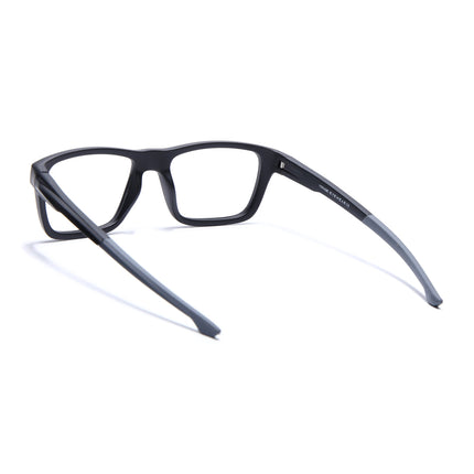 Voyage Active Black Square Eyeglasses for Men & Women - MG5642-C2