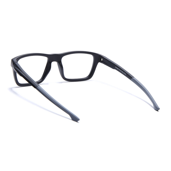 Voyage Active Black Square Eyeglasses for Men & Women - MG5642-C2