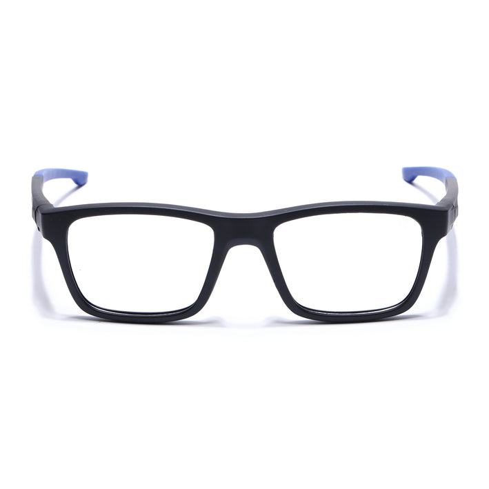 Voyage Active Black Square Eyeglasses for Men & Women - MG5643-C3