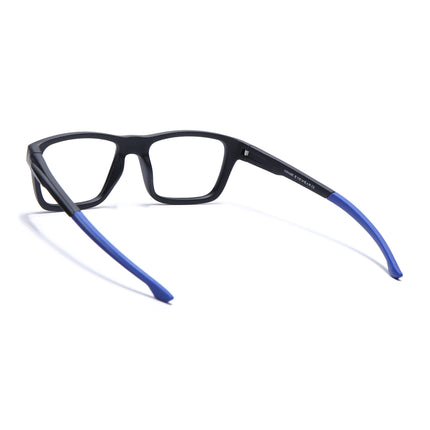Voyage Active Black Square Eyeglasses for Men & Women - MG5643-C3