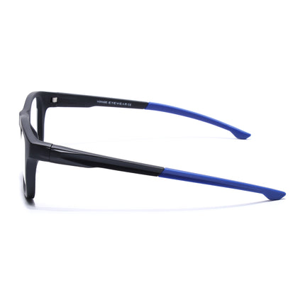 Voyage Active Black Square Eyeglasses for Men & Women - MG5643-C3