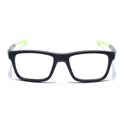Voyage Active Black Square Eyeglasses for Men & Women - MG5644-C4