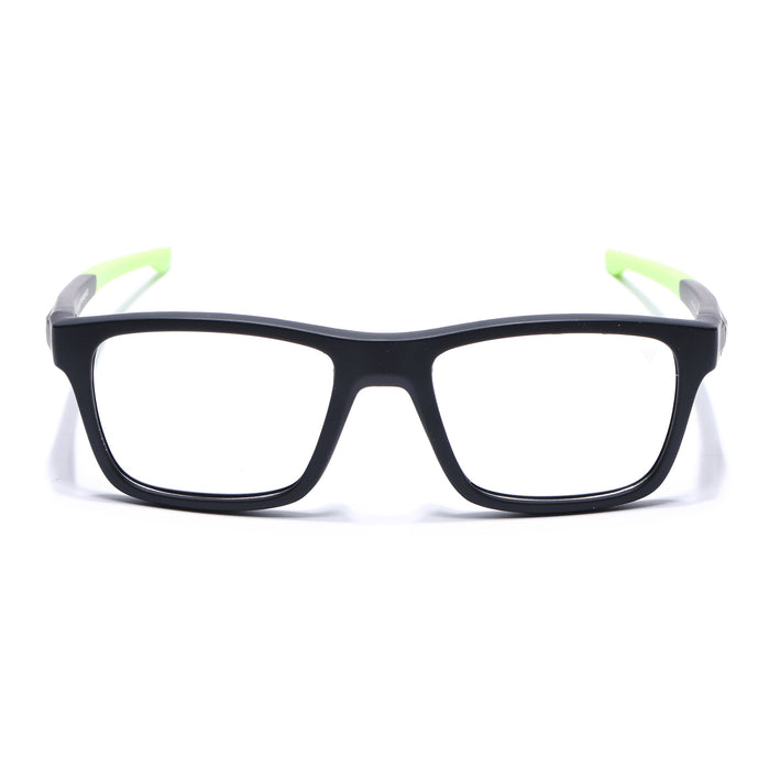 Voyage Active Black Square Eyeglasses for Men & Women - MG5644-C4