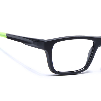 Voyage Active Black Square Eyeglasses for Men & Women - MG5644-C4