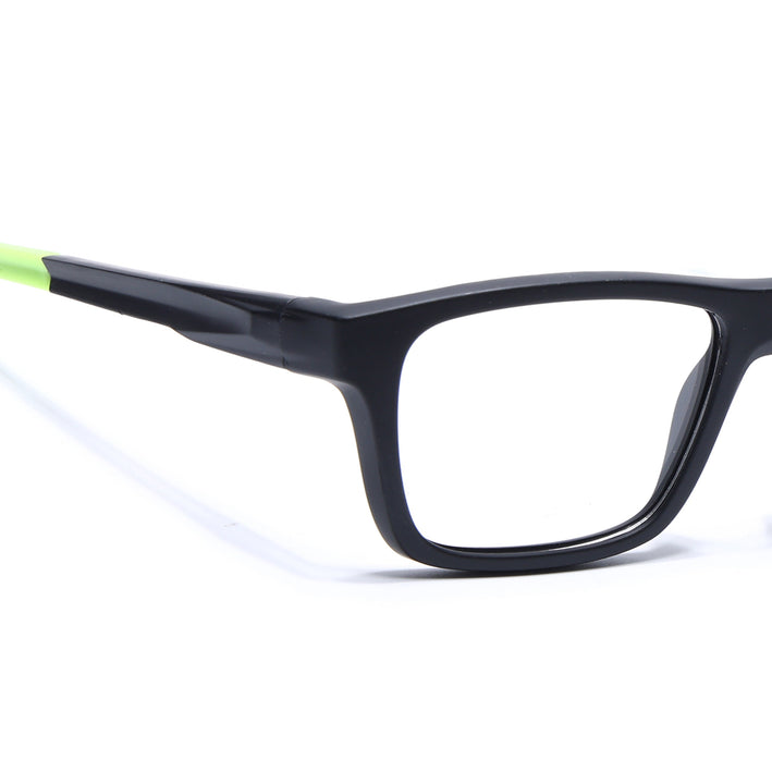 Voyage Active Black Square Eyeglasses for Men & Women - MG5644-C4