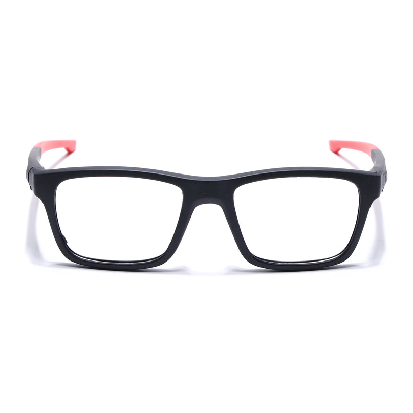 Voyage Active Black Square Eyeglasses for Men & Women - MG5645-C5